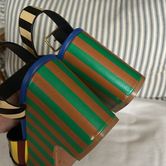 Charlotte Stone RAF striped platforms - Picture 3 of 4